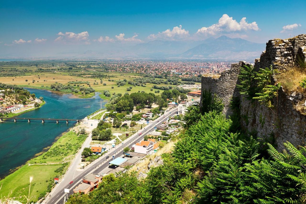 Overlooking Lake Shkodra and the Buna River from Rozafa Castle.jpg