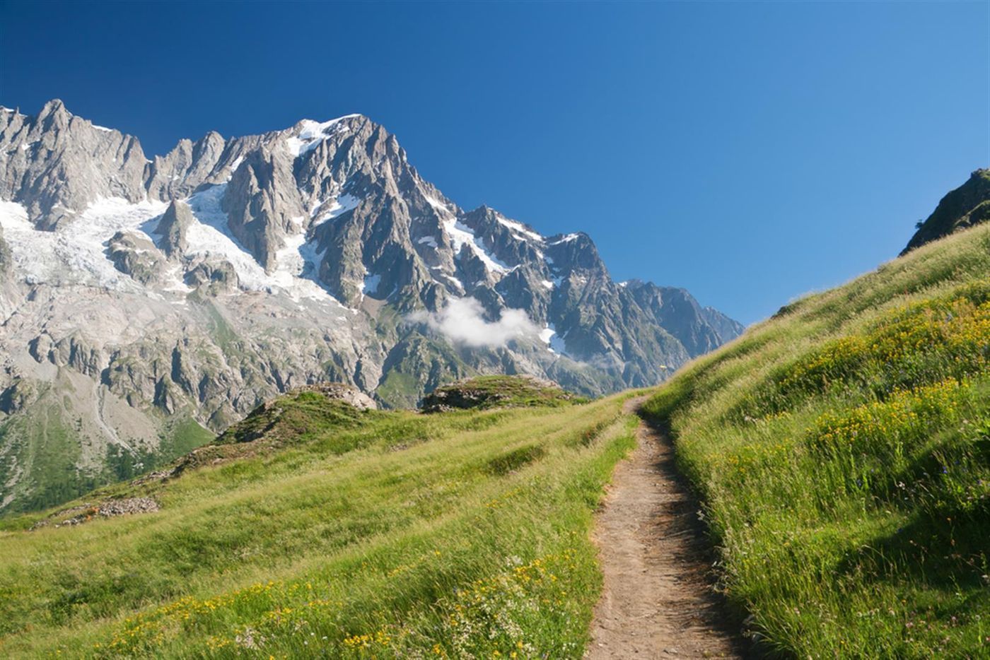 Italian section of the Tour du Mont Blanc