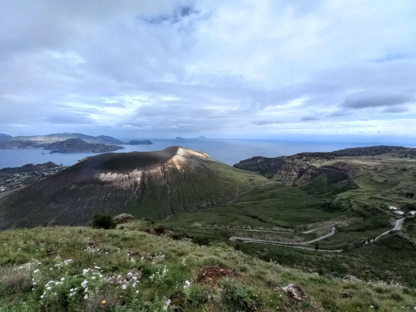 Vulcano view in Sicily