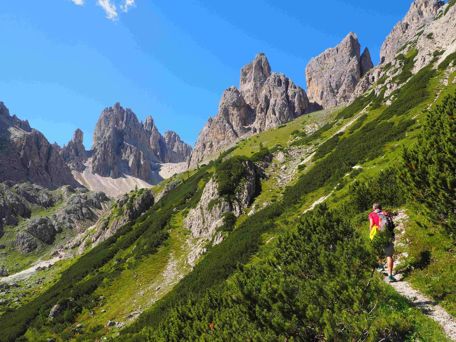 Hiking in the Campedelle valley (hiking trail n°119)