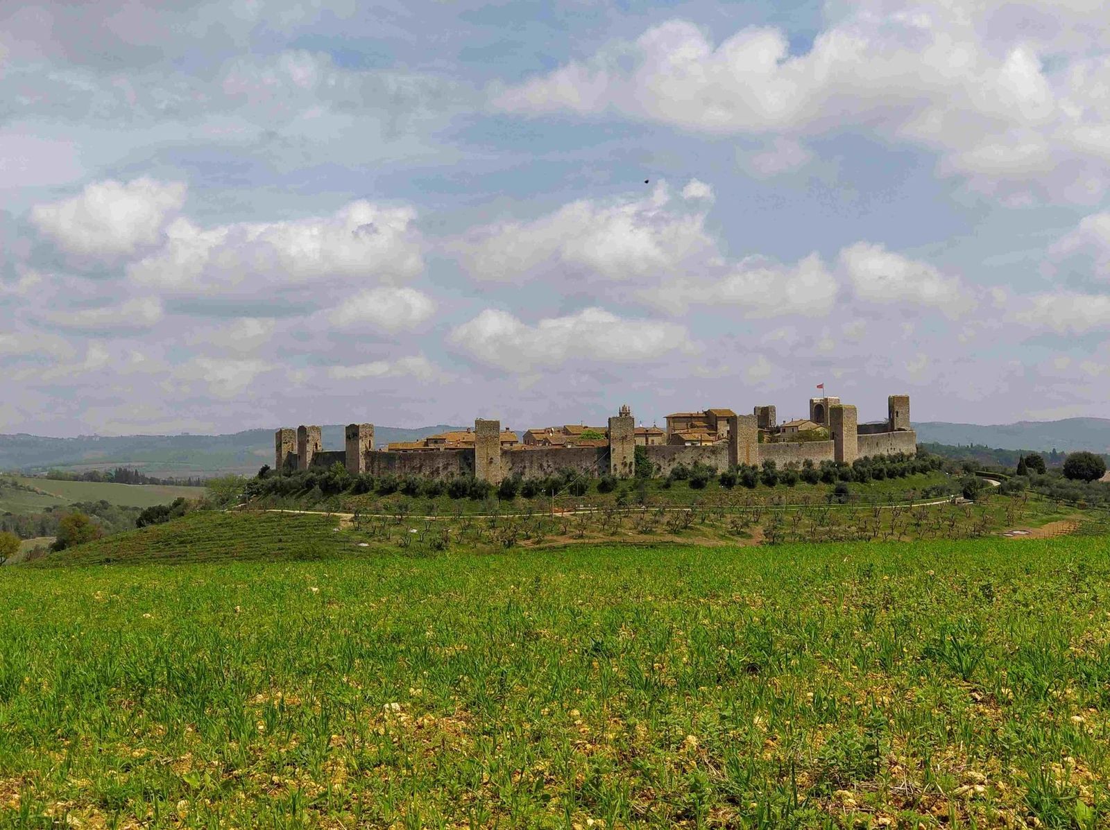 Monteriggioni town