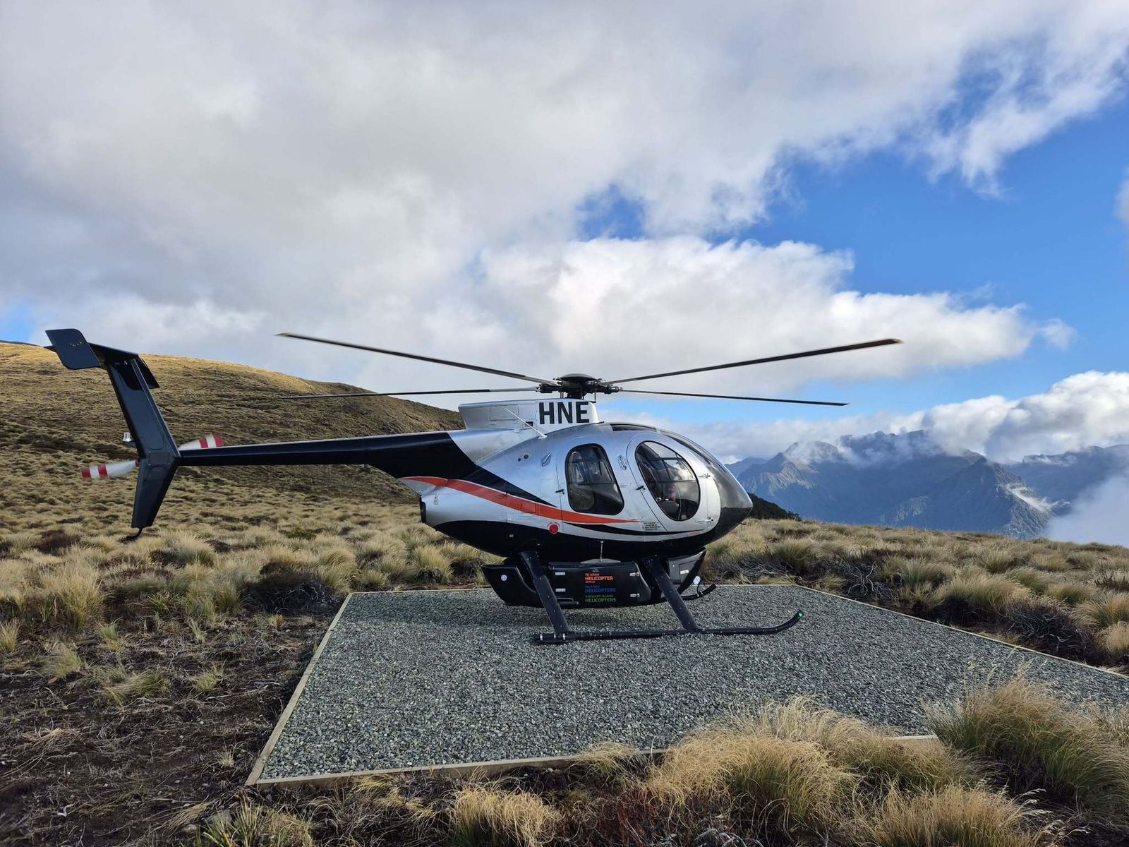 New Luxmore Helipad for Kepler Helihike