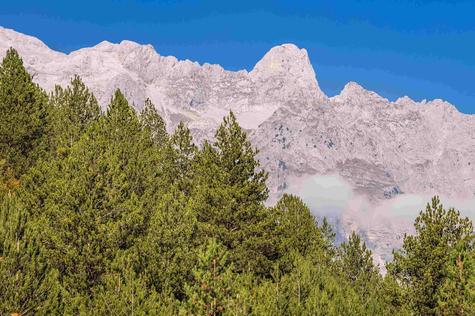 Theth, Shkoder, Albania. Mountains of the Albanian Alps in Theth National Park. small