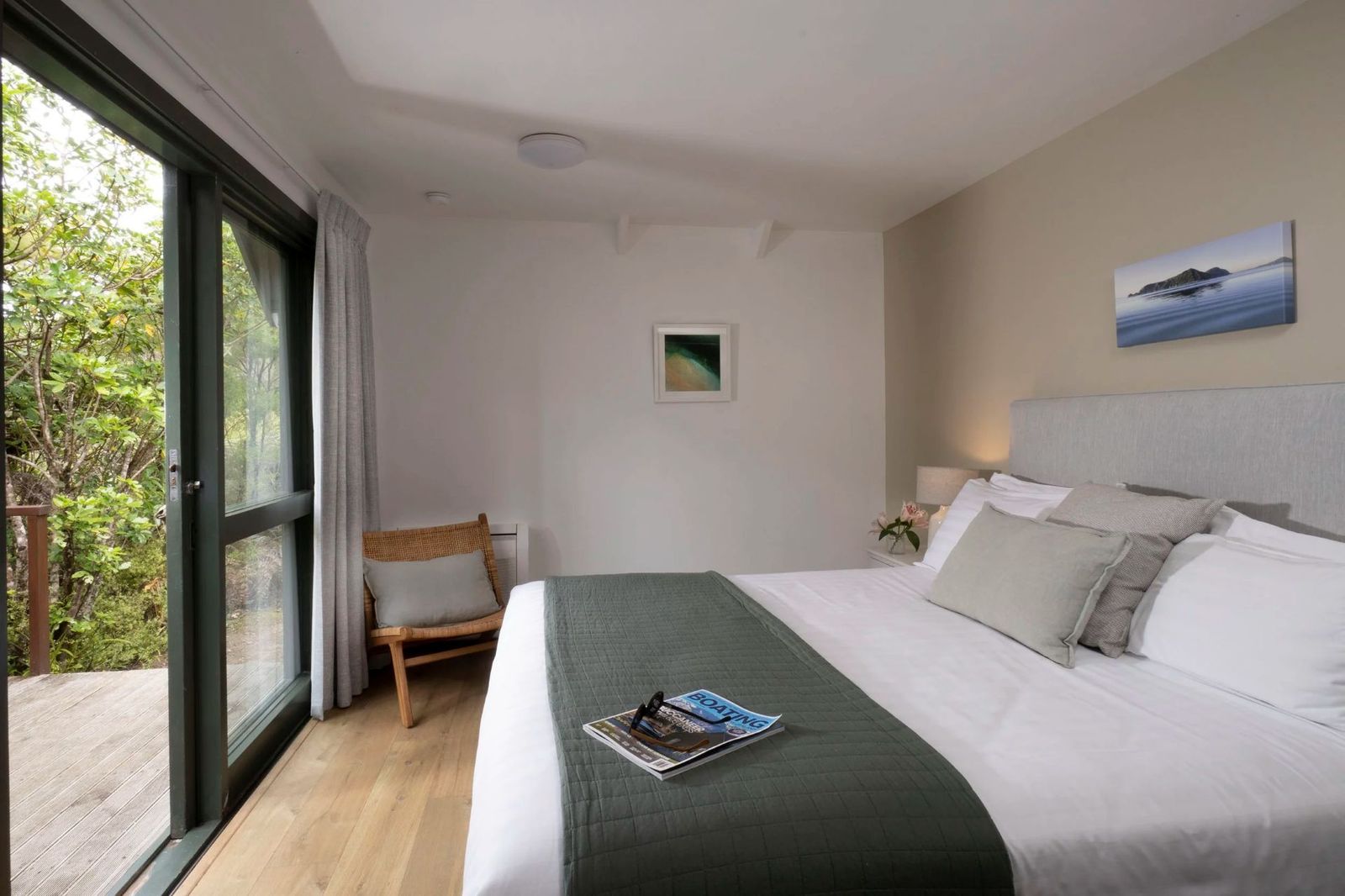 Tranquil-Bedroom-with-Nature-Views-Awaroa-Lodge