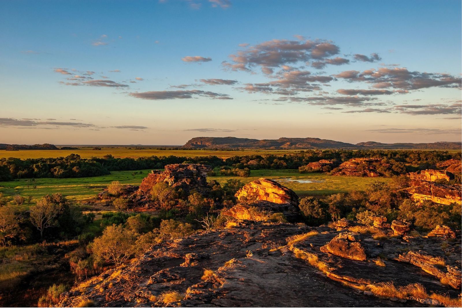 Ubirr in Kakadu National Park sunset Northern Territory Australia