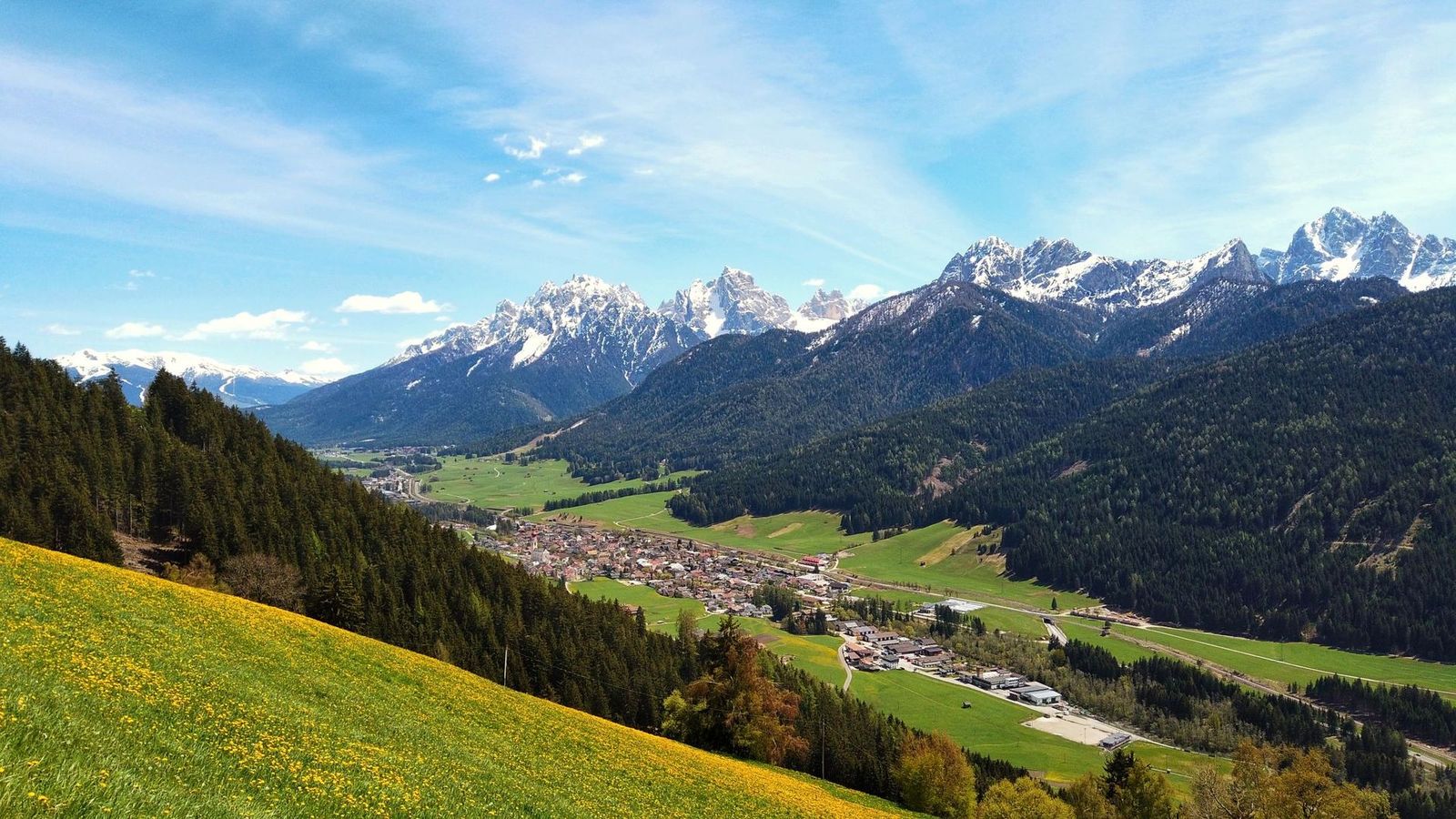 a small village in the Hochpustertal area