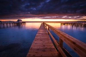 A beautiful dawn morning on the Mornington Peninsula in Victoria Australia