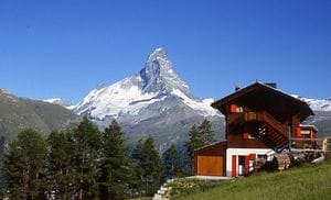 le Cervin et son chalet haute route
