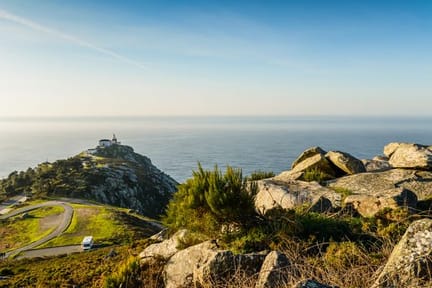 The,Road,Leading,Down,From,Monte,Facho,To,The,Lighthouse