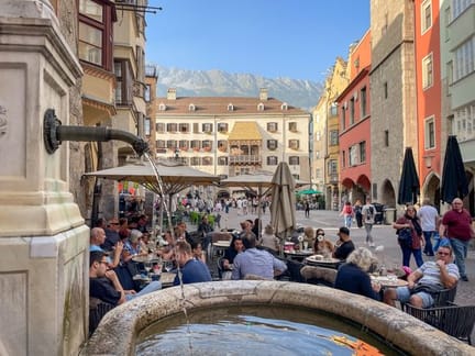Golden hours in Innsbruck - supplied by Eurohike