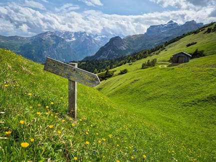 Gschnitztal, descent toward Trins, Tyrol, Austria - supplied by Eurohike