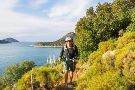 Hiker on Lycian Way