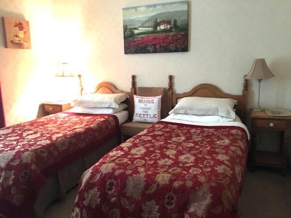 Ashfield B&B bed.