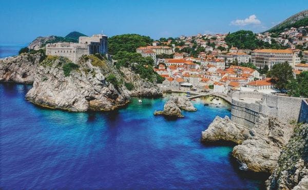 Dubrovnik water town and fort