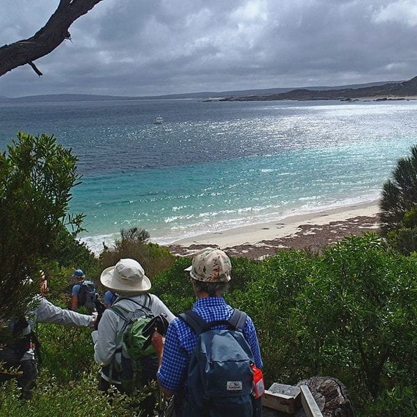 Flinders-Island walking holiday Beach near Sawyers Bay