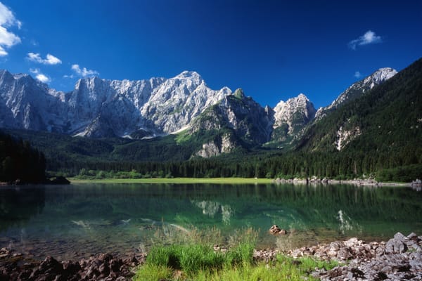 Lago Superiore di Fusine Friuli Julian Alps Italy