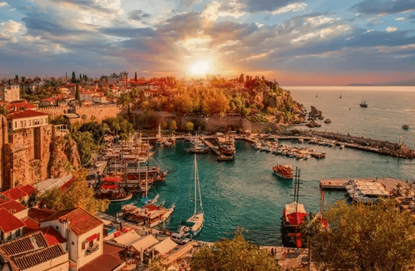 Old town sea front Antalya