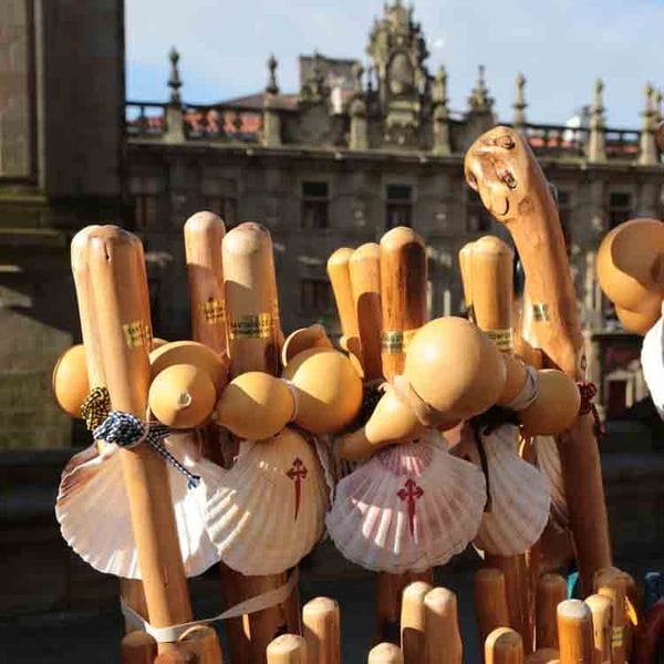 Portuguese-Camino walking poles