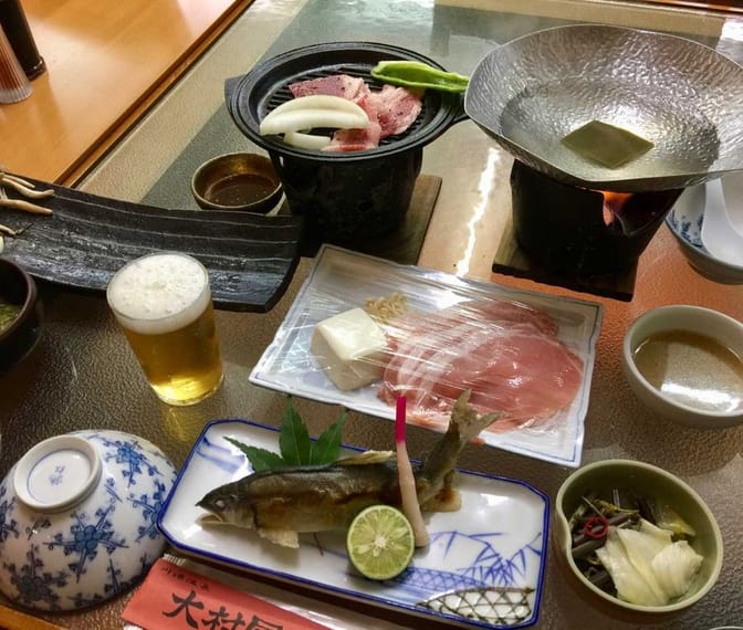 Dinner Kumano Kodo