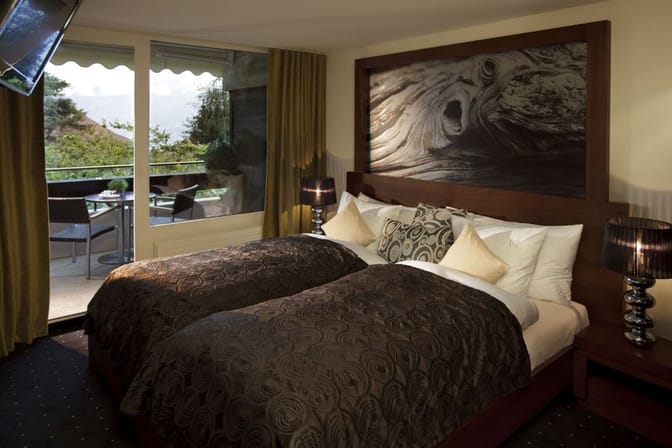 Hotel bären room sigriswil Lake Thun Switzerland