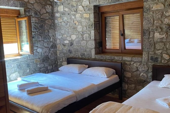 Moonlight Guesthouse Twin room Vusanje Montenegro Balkans