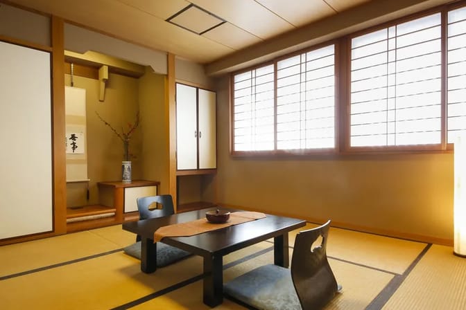 Ryokan room in Kyoto