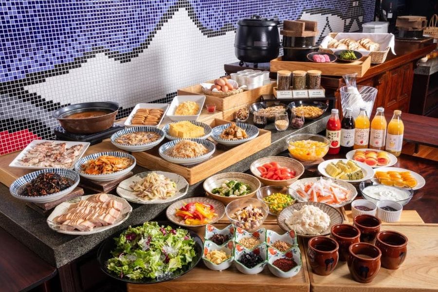 Matsumoto Hotel Kagetsu buffet