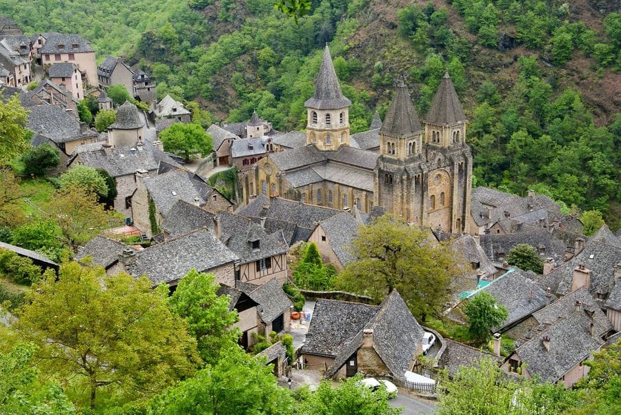 Romanesque Abbey in - Conques