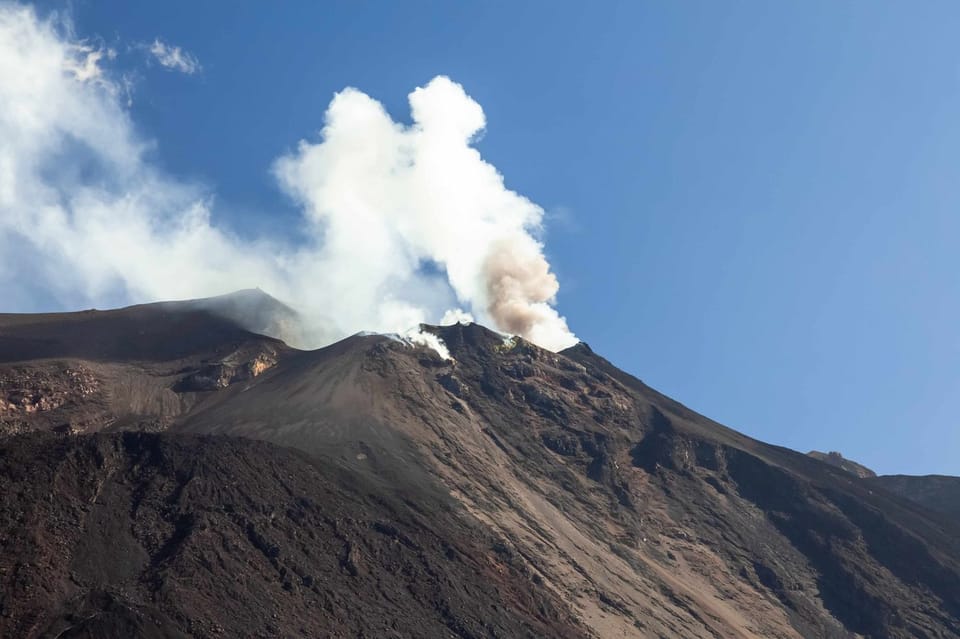 An image of the active volcano islands at Lipari Italy sm