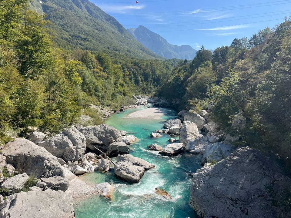 Lakes and Rivers of the Julian Alps 10 Days Walk Map