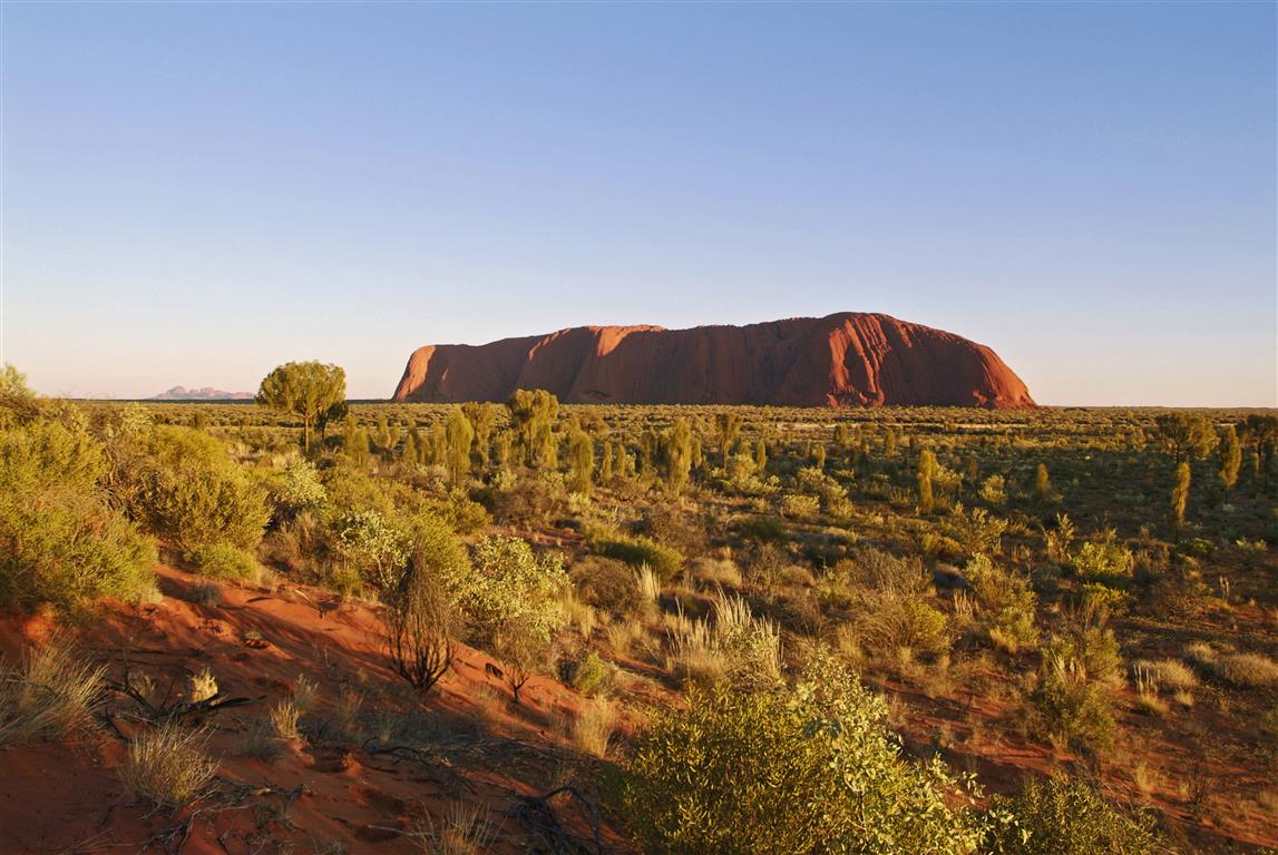 Uluru as seen by Auswalk