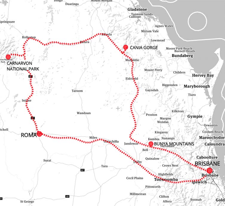 Carnarvon Walks 8 Day Group Guided Carnarvon Walk