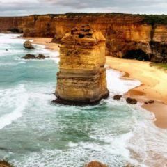 Great Ocean Walks Tour Hiker at 12 Apostles