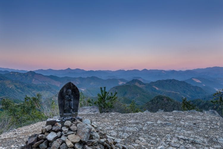 View of the 3600 Peaks of the Kumano