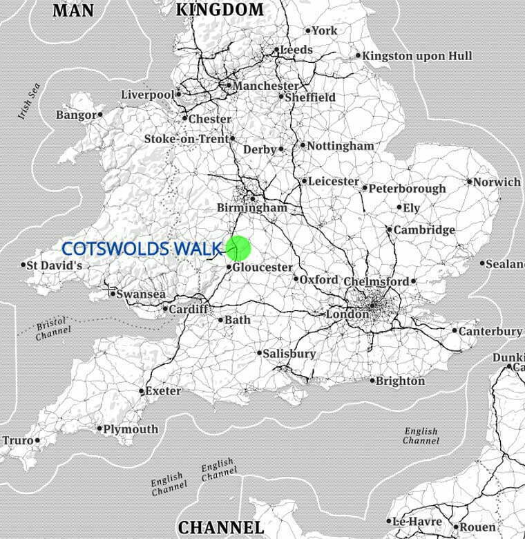 Cotswold Way Walk 9 Day Self Guided Walking Tour in England