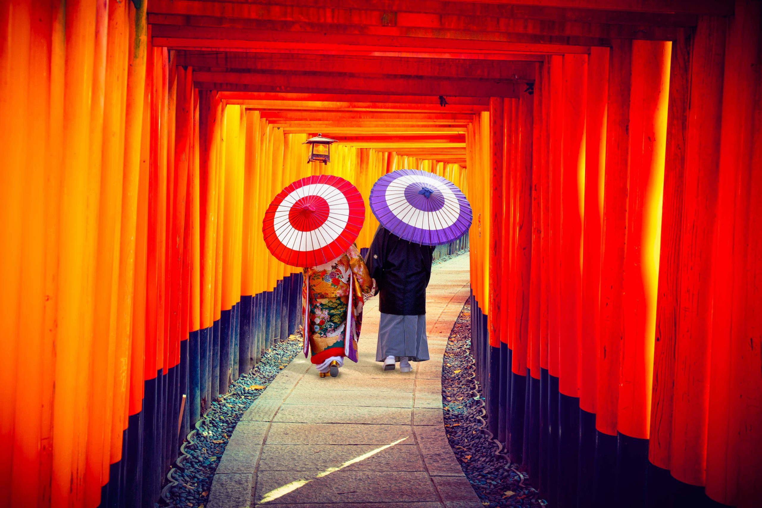 Kyoto shrine Fushimi Inari Shrinehiminari