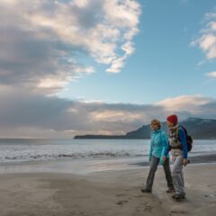 Walking on Beach on Tasman Peninsula