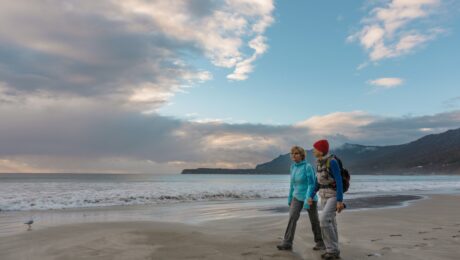 Walking on Beach on Tasman Peninsula